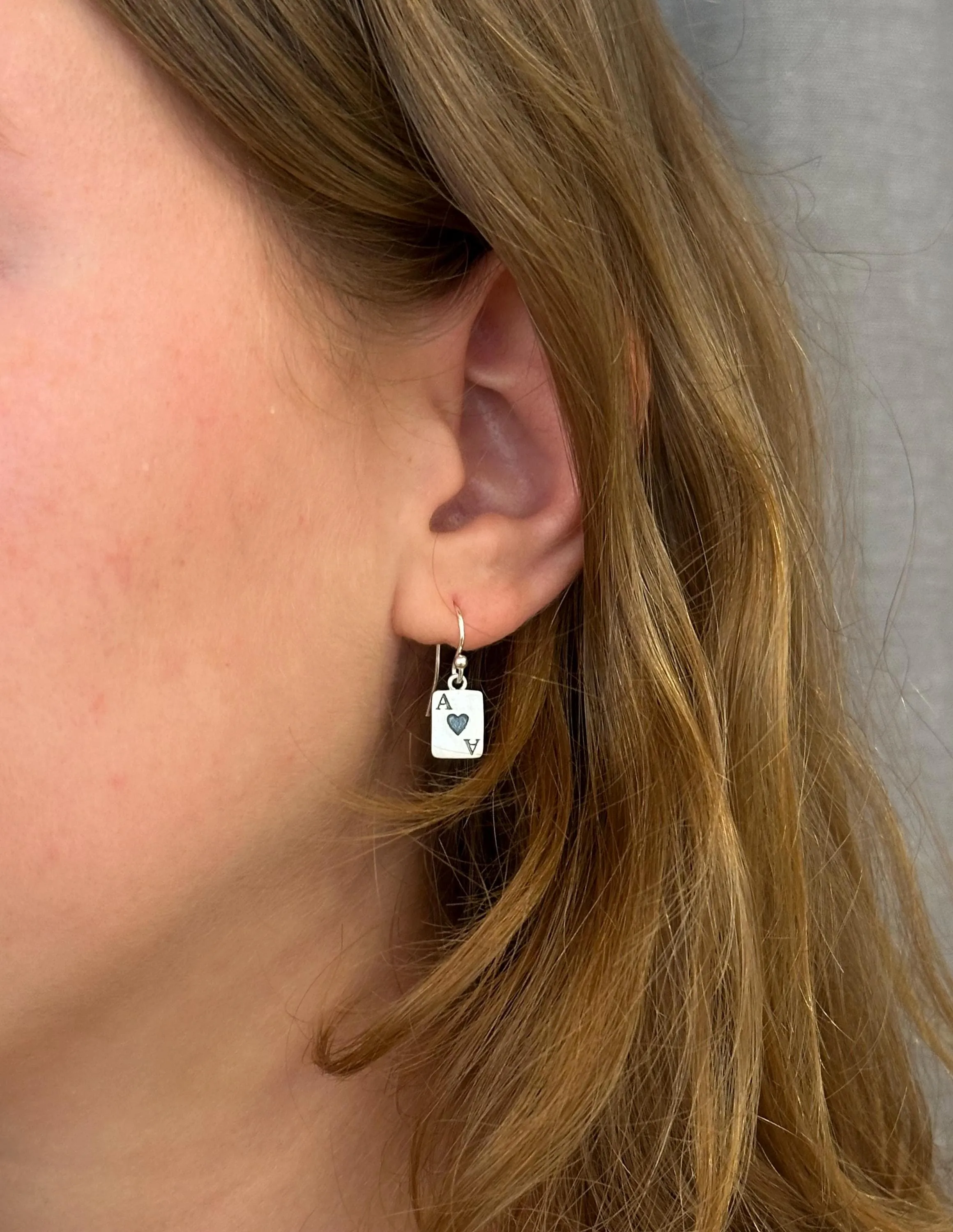 Ace of Hearts Earrings